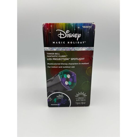 Gemmy Disney Lightshow LED Christmas Outdoor Stake Light Projector Tinkerbell NI - Picture 1 of 6